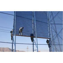 Polvo revestido a prueba de viento No hay camino de polvo Valla de protección